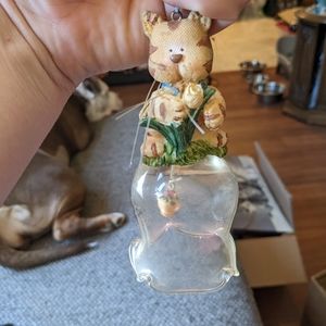 Cat themed bell decoration